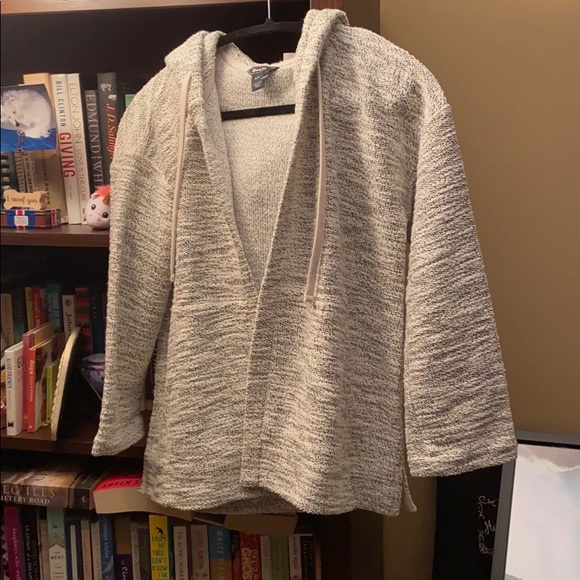 Roots Open Sweatshirt Cardigan with Hood - Picture 2 of 6